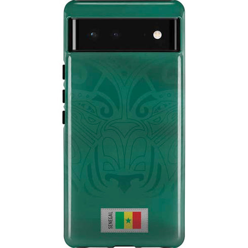 Senegal Soccer Flag Pixel Cases